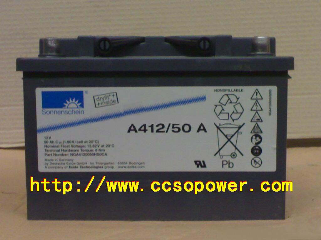��ꖹ�Sonnenschin��늳�A412/50A,12V50AH